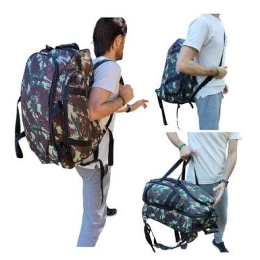 Imagem de Mochila Multifuncional Camuflada Viagem Camping Acampamento Trilha Ref