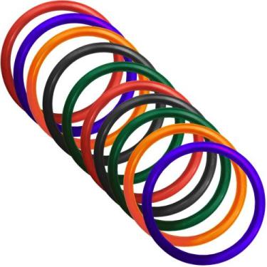 Imagem de Brincadeira Acerte O Alvo Kit 10 Argolas Coloridas - AHL Comércio