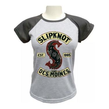 Imagem de Babylook  Slipknot - alternativo basico, Cinza, GG