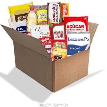 Imagem de Cesta Básica 12 Itens Produtos De Qualidade Doação Social - São Rubens
