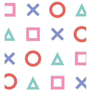 Imagem de Papel De Parede Comando Video Game Fundo Branco - PAPEL E PAREDE ADESI