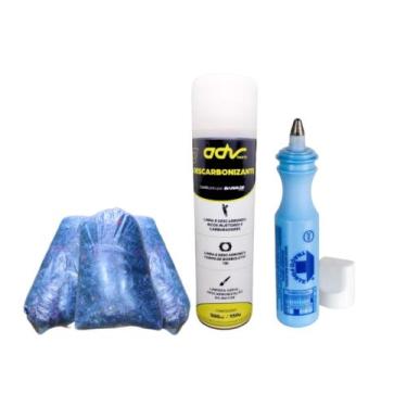 Imagem de Estopa de Mista Azul 2Kg, Marcador Industrial  & Descarbonizante Advan