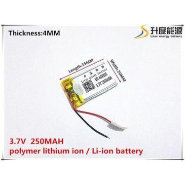 Imagem de (2pc)pilha Bateria 250 Mah 3,7v Caneta Espia Mp3 Mp4 Camera - KMIG