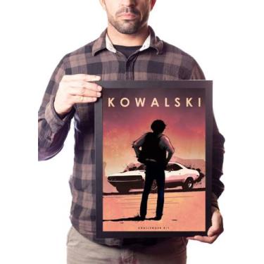 Imagem de Poster Com Moldura A3 Car Legends Kowaslki - Fanarte
