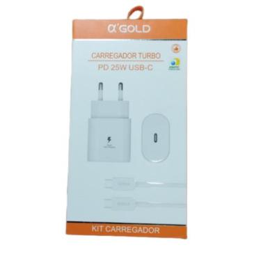 Imagem de Carregador Gold Turbo PD 25W Usb-C Com Cabo