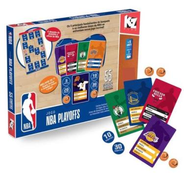 Imagem de Jogo De Mesa E Cartas Basquete Nba Playoffs Kz Play  - Elka
