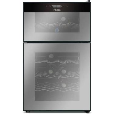 Imagem de Adega Philco 69 Litros Display Digital 24 Garrafas Preto PAD24DZ  Bivolt
