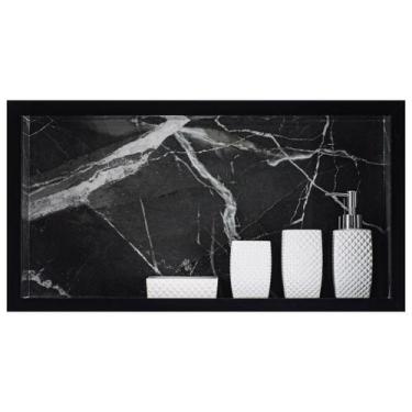 Imagem de Nicho Em Porcelanato Polido Para Banheiro Porta Shampoo Lavabo Box 61x