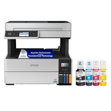 Imagem de Epson Impressora Supertank Pro ET-5150 sem fio colorida All-in-One com scanner, copiadora, além de alimentador automático de documentos