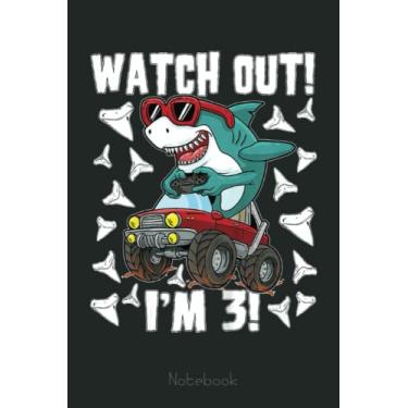 Imagem de Kids 3 Years Old 3rd Birthday Shark Boy Girl Monster Truck Gamer Notebook: Funny Monster Trucks Gifts for Kids Great Kids Appreciation Thank Gag Gifts for Girls Toddler Boys Dad Mom