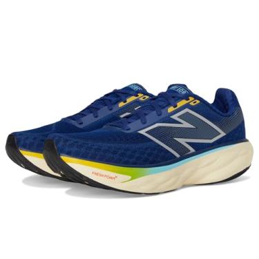 Imagem de New Balance Fresh Foam X 1080 V14 masculino, Inkwell/prata metálico/gengibre limão, 45
