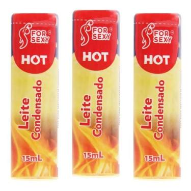 Imagem de KIT 03 Géis Hot Comestível de Leite Condensado Saboroso 15Ml - Aphrodi