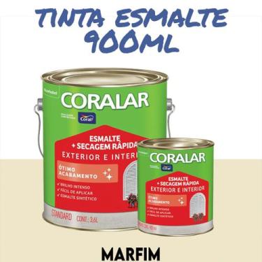 Imagem de Tinta Esmalte Sintético Coral Madeira e Metal 3,6 l e 900ml Coralar Ex