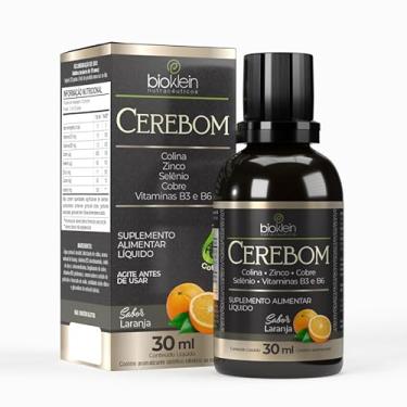 Imagem de Cerebom 30ml Colina, Zinco, Selênio, Cobre, Vitaminas B3 e B6 - Bioklein