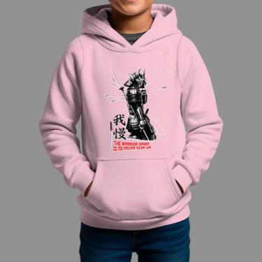 Imagem de Moletom Canguru Infanto Juvenil Algodão Casual Confortável Inverno Blu