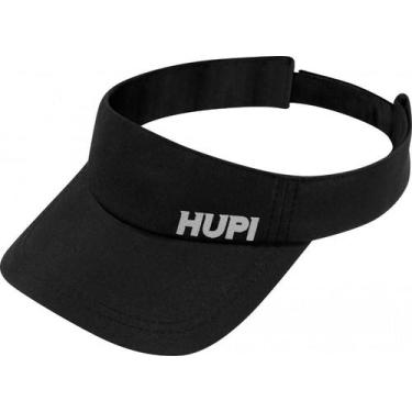 Imagem de Viseira para Corrida Microfibra HUPI Preto, Preto