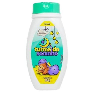 Imagem de Talco Verde Para Bebê Infantil Turma do Soninho 200gr, unidade