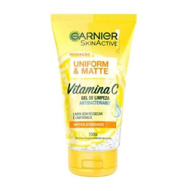 Imagem de Limpeza Facial Garnier Uniform & Matte Vitamina C Antioleosidade 120g