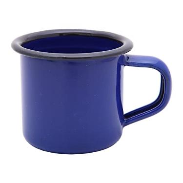 Imagem de Mimo Style Caneca Esmaltada 670ml Cor Azul - Produzida em Ferro Esmaltado; Sirva Chá, Chocolate Quente, Leite, Café e Outras Bebidas Com Todo Charme; Resistente, Durável; Produto Ideal P/ Dia a Dia