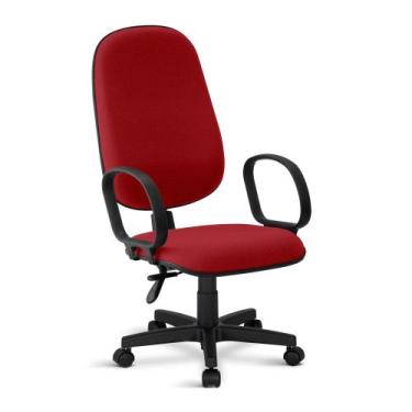 Imagem de Cadeira Presidente Turim Giratória Back 2585 C/br 0097 Vermelha - Araz