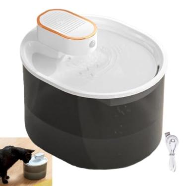 Imagem de Bebedouro Fonte de Agua Cao Gato Pet Cachorro Animal de Estimaçao Sensor Presença Movimento Reservatorio 3 Litros USB Bateria Recarregavel Automatico Silencioso