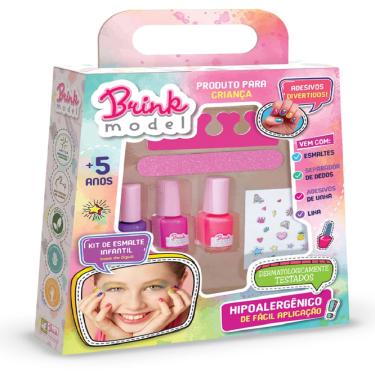Imagem de KIT MANICURE - MAQUIAGEM PARA CRIANÇA - DERMATOLOGICAMENTE TESTADO - APROVADO PELA ANVISA