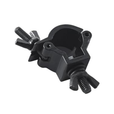 Imagem de Kokiya Equipamento de estágio de braçadeira leve do estágio de treliça para iluminação de DJ 33 libras de capacidade de fase do gancho de luz Premium para, Gancho único Preto