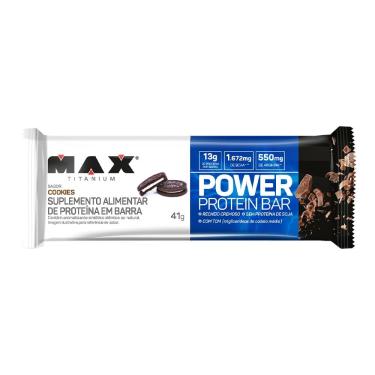 Imagem de Power Protein Bar Max Titanium (41g) Cookies
