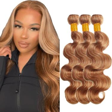Imagem de Pacotes de cabelo HuxoWax Highlight Body Wave P27/30 40-50cm 3 pacotes