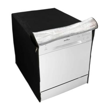 Imagem de CAPA PARA LAVA LOUÇAS BRITÂNIA 8 SERVIÇOS BLL10B TRANSPARENTE FLEX (Preto)