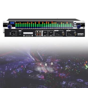 Imagem de Equalizador gráfico, processador de áudio profissional, áudio de exibição de espectro de 31 bandas, equalizador digital, para estúdio de gravação