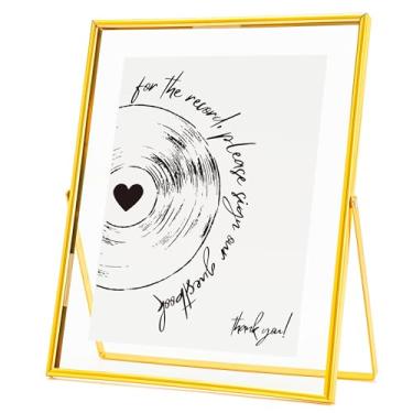 Imagem de Calculs Lista de presentes de casamento áudio alternativo livro de visitas sinalização mesa moldura flutuante decoração placa 25,4 x 20,3 cm