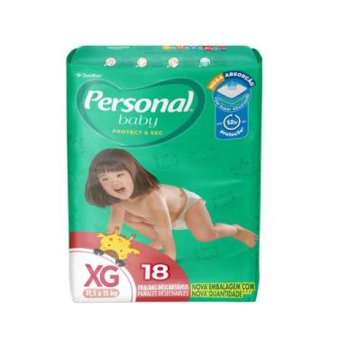 Imagem de Fralda Baby Protect Sec XG Personal 18 Unidade