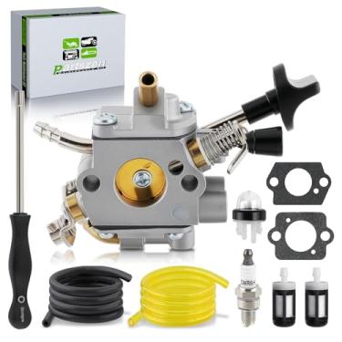 Imagem de partszen 4283-120-0601 com filtro de combustível de lâmpada de primer de vela de ignição serve para montagem de carburador para montagem de carburador STIHL (carburador) BR800 BR800X