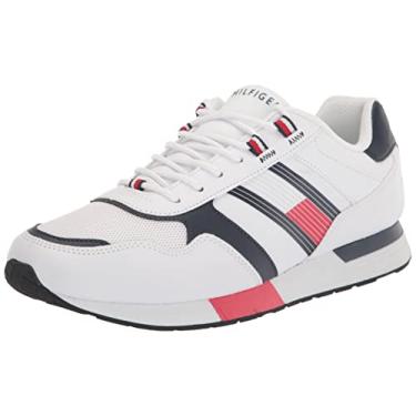 Imagem de Tommy Hilfiger Tênis masculino Ashvil, Branco, 12