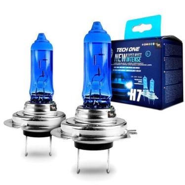 Imagem de 2 Lâmpada Automotiva Halógena Super Branca H7 12v55w Techone - Tech On