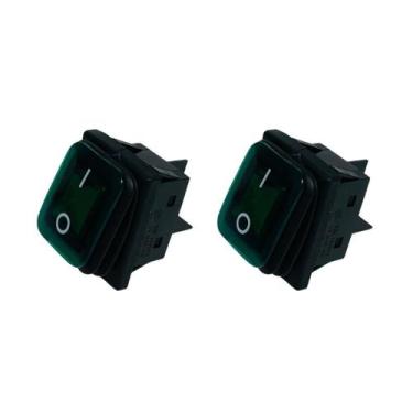 Imagem de 02 Chaves Interruptores Botão Liga/Desliga P/Máquina Airless - LCTE