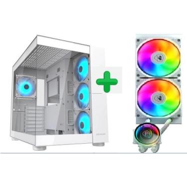 Imagem de Gabinete Gamer Fv150 + Watercooler 240 White - Cougar