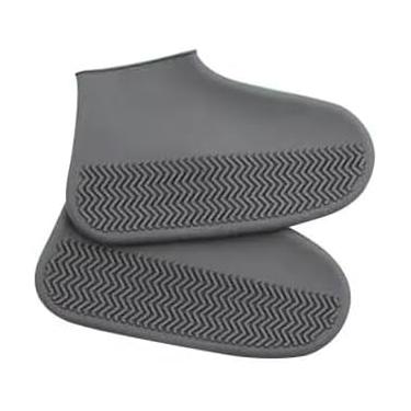 Imagem de Capa Chuva Sapato Tênis Moto Protetor Silicone Calçado Preto M 35 a 39 Premium Cor Variada