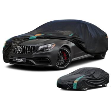 Imagem de Molebt Capa de carro Coupe personalizada para Mercedes C Class, C220, C250, C300 (2007-2025), à prova d'água para todos os climas para automóveis, cobertura completa ao ar livre com tiras de clipe à