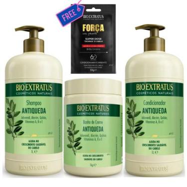 Imagem de Kit Jaborandi 3 Produtos Litro +Brinde Dose Força c/ Pimenta - Bio Ext