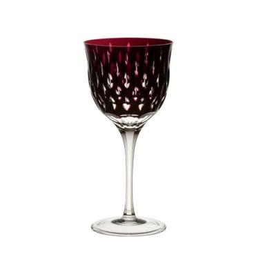 Imagem de Taça para água em cristal Strauss Overlay 225.101.152 520ml ametista