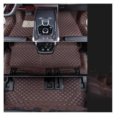 Imagem de Tapetes automotivos compatíveis com Tiggo 8 Pro MAX 2023-2024, almofadas personalizadas para os pés, carpete de salão com cobertura total, acessórios para interior, 7 assentos(Coffee Single layer)