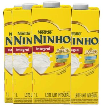 Imagem de Pack Com 4x Leite UHT Integral Ninho Forti+ 1L
