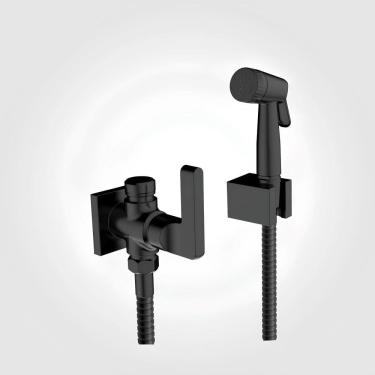 Imagem de Ducha Higiênica Com Derivação Dn15 Freedom Preto Fosco Perflex