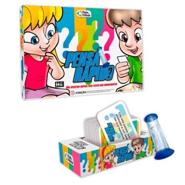 Imagem de Jogo Pensa Rápido - Pais e Filhos 7301 - Pais & Filhos