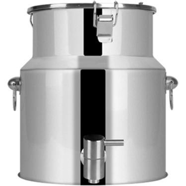 Imagem de Balde De Vinho De Aço Inoxidável C 5l/9l/14l Balde De Vinho Tote Jug Barril De Óleo Tk Com Tampa Selada D Torneira De Leite, 5L
