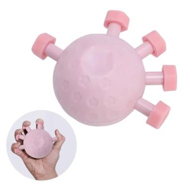 Imagem de TARSHYRY Construtor de Braços, Fortalecedor de Garra de Dedos, Treinador de Força de Garra de Dedos, Fortalecedor de Bola do Antebraço e Bolas de Exercícios de Garra de Dedos (Rosa)