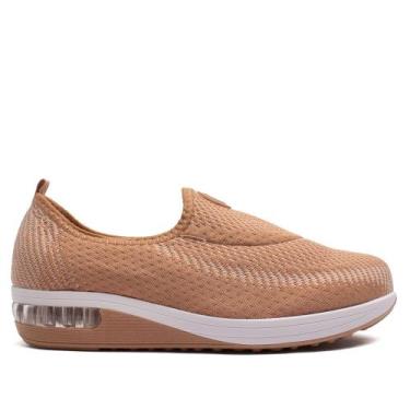 Imagem de Tênis Feminino Modare Slip On Tecido Nude, Nude, 36