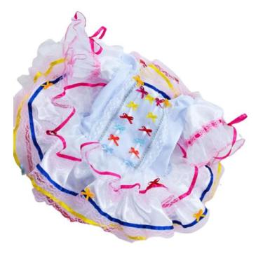 Imagem de Vestido Noiva Caipira Luxo Adulto feminino Dança Festa Tema Quadrilha 